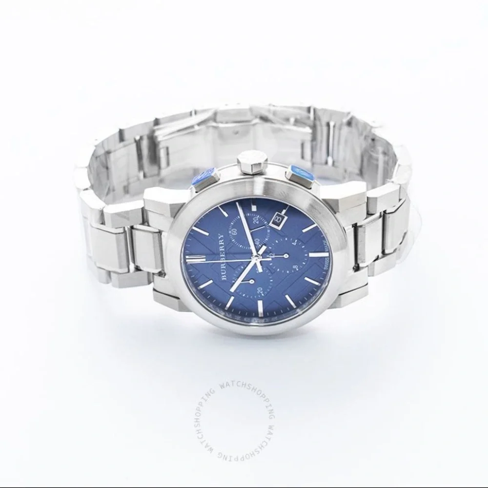 Burberry Silver Watch - The City Blue - Picture 6 of 16